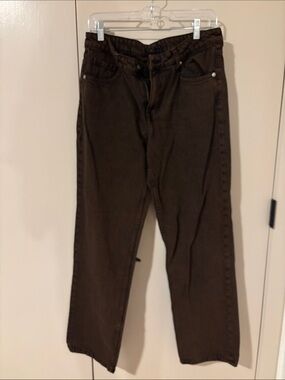 H&M Dark Brown Casual Jeans